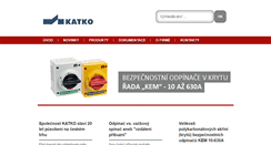 Desktop Screenshot of katko.cz