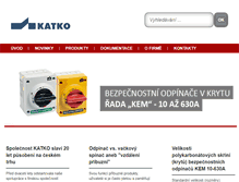 Tablet Screenshot of katko.cz